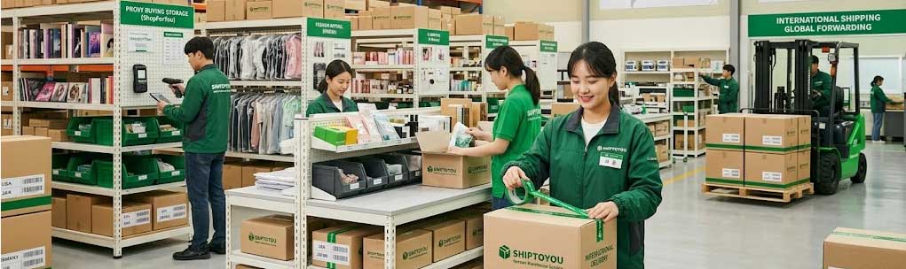 Servicio de Almacén Coreano SHIPTOYOU Logística y Reenvío Global de Paquetes